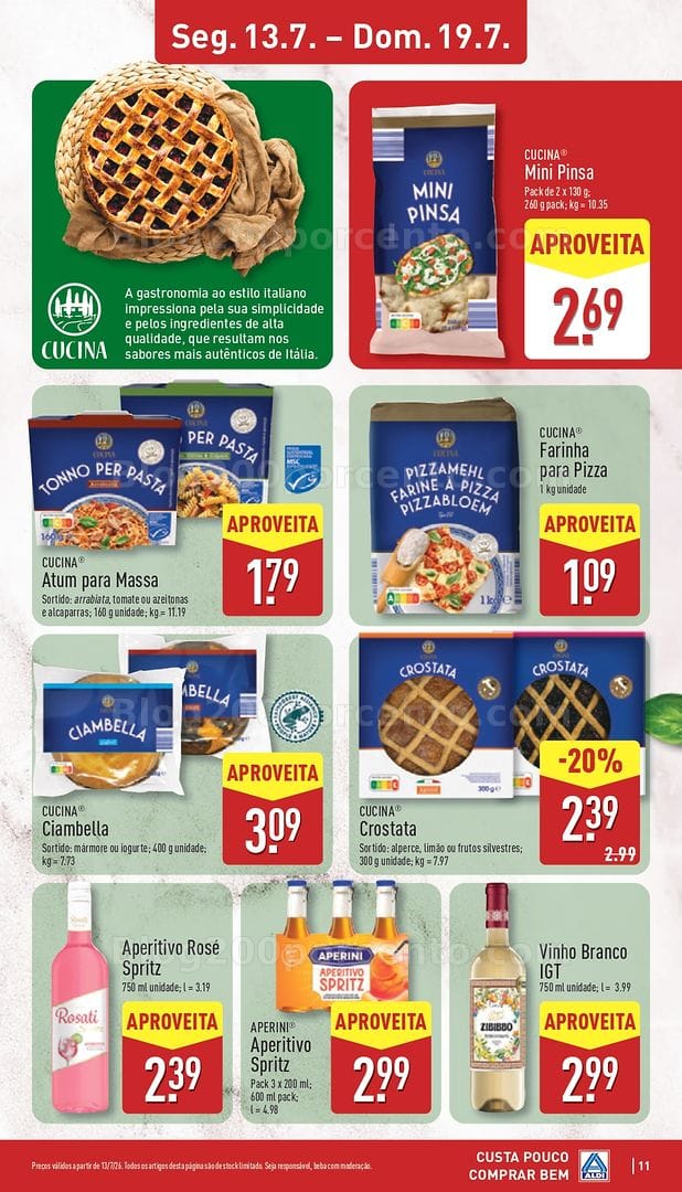 Antevisão Folheto ALDI Sabores do Mundo Promoções de 13 a 19 julho